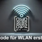 individueller qr-code aus ssid und wlan-netzwerkschlüssel