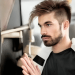 Wasserrutsche Frisur