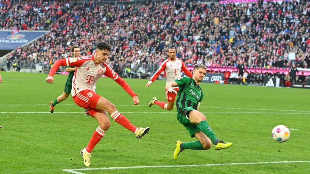 aufstellungen: teilnehmer: borussia mönchengladbach gegen fc bayern münchen