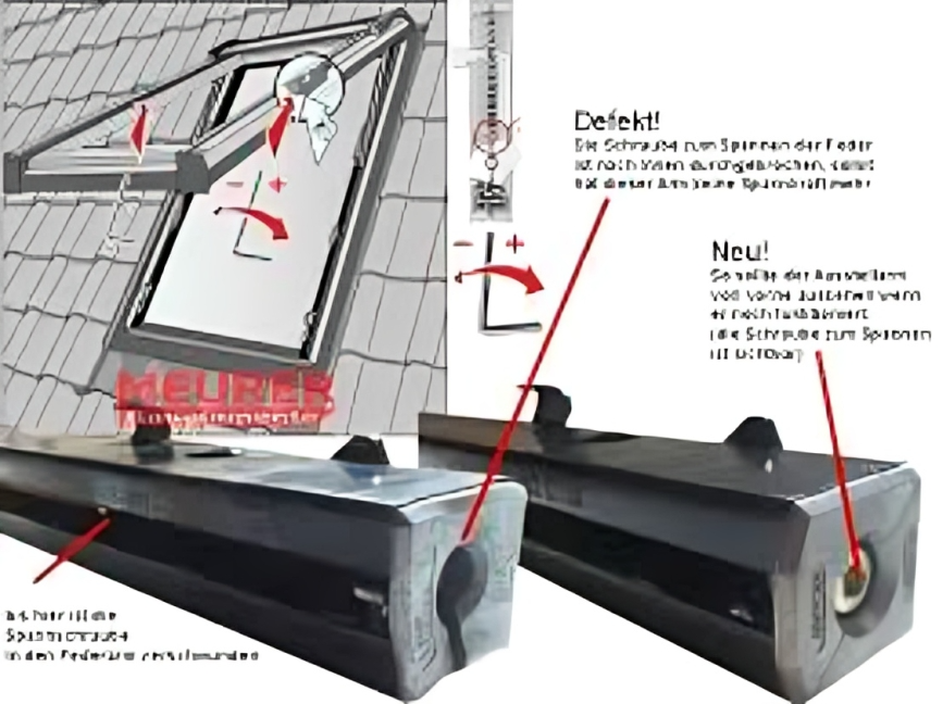 Roto Dachfenster Einstellen